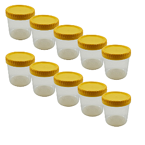 32 Potes 720ml / 1kg Transparente com Tampa Rosca Para Mel