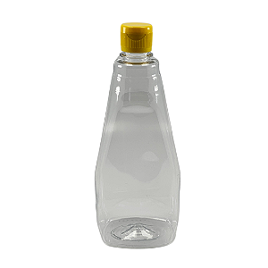 Bisnaga 750ml / 1Kg Cristal Pet Para Embalar Mel