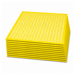 10 Telas Excluidora Para Rainha de Polipropileno 50,8X42X0,3 Padrão Langstroth