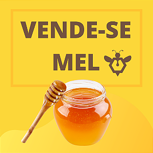 Placa Informativa para Ponto de Venda de Mel – 30 x 30 em PVC