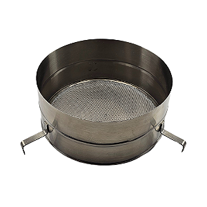 Peneira Inox com Tela Grossa para Pré-Filtragem do Mel – Malha 18 – Tela Fixa