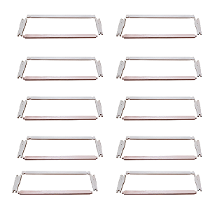 10 Quadros de Melgueira Desmontado – Padrão Langstroth