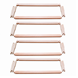 10 Quadros de Melgueira Desmontado – Padrão Langstroth