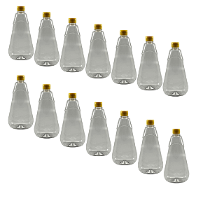 45 Bisnagas 720ml / 1kg Transparente Shortneck De Pet Para Embalar Mel