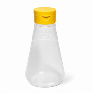 Bisnaga 210ml / 280g Fosca com Estampa de Favo – Tampa Batoque Amarela