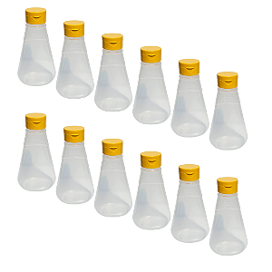 260 Bisnagas 210ml / 280g Fosca com Estampa de Favo – Tampa Batoque Amarela