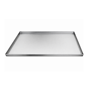 Bandeja Inox 430 para 1 Melgueira – 55x44x2 cm – Transporte e Recepção de Melgueiras