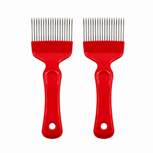 Kit 2 Garfos Desoperculadores Standard Cabo Vermelho