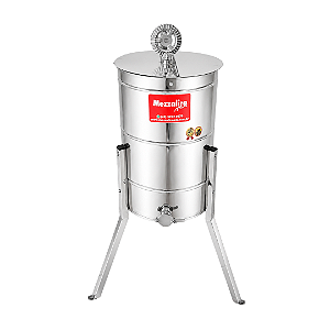 Centrífuga Extratora de Mel Manual 8 Quadros Aço Inox 304