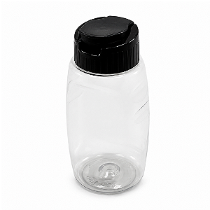 Bisnaga Invertida 215ml 300g Para Mel Com Tampa Preta Kit 10, 50, 100 e 264 Un