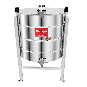 Centrífuga Extratora de Mel Elétrica 48/24 Quadros – Inox 304 para Melgueira e Ninho