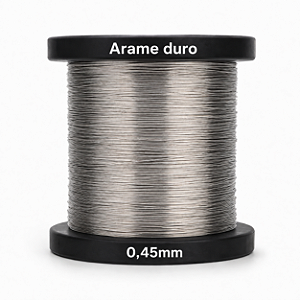 Arame Duro De Aço Inox 0,45mm Para Quadro de Ninho e Melgueira - 500 Gramas