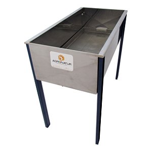 Mesa Desoperculadora de Aço Inox  MD 100 - 26 Quadros