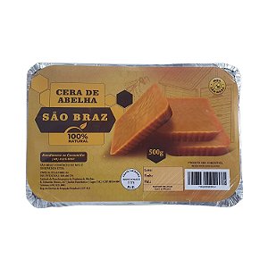 Cera De Abelha Pura 100% Natural - 500 Gramas