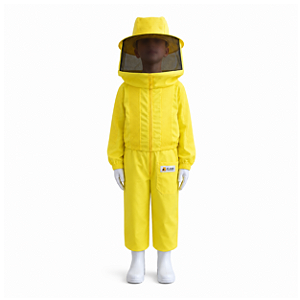 Macacão Apicultura De Nylon Super Ventilado Infantil Amarelo 02-81NI