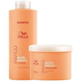 Wella Professionals Enrich - Kit Shampoo 1L + Máscara 500 ML