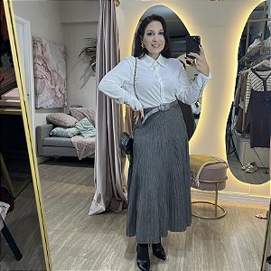 Saia Midi Tricô