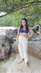 Calça Aladim Crochê