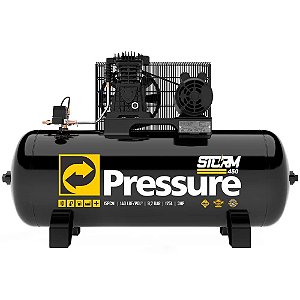 COMPRESSOR PRESSURE STORM 15/175LITROS - 140 PSI - 3HP - MONOFÁSICO 110V/220V