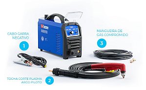 PLASMA DE CORTE HARDCUT 52 MONOFÁSICO 220V BOXER