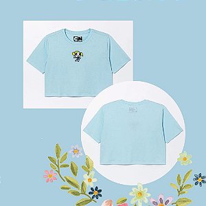 BLUSA CROPPED MANGA CURTA