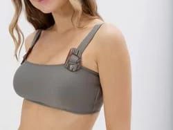 Biquíni Top Bandeau Texturizado