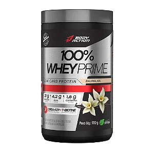 100% Whey Prime Concentrado - 900g  - Bodyaction