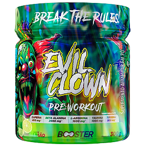 PRÉ TREINO EVIL CLOWN 300G -  BOOSTER