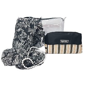 Kit Praia Bolsa, Necessaire e Canga - Beach