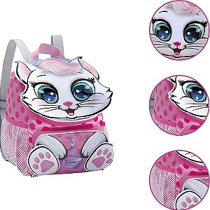 Lancheira Térmica Infantil Gatinho Rosa