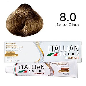 Coloração Capilar 8.0 Louro Claro | Itallian Color