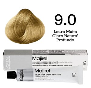 Coloração Majirel 9.0 Louro Muito Claro Natural Profundo | L'Oréal