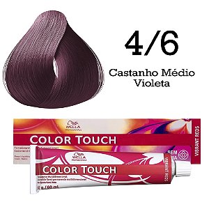 Tonalizante Color Touch 4/6 Castanho Médio Violeta | Wella Professionals