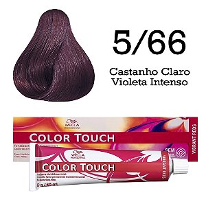 Tonalizante Color Touch 5/66 Castanho Claro Violeta Intenso | Wella Professionals