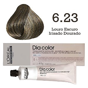 Tonalizante Dia Color 6.23 Louro Escuro Irisado Dourado | L'Oréal Professionnel