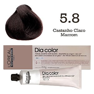 Tonalizante Dia Color 5.8 Castanho Claro Marrom | L'Oréal Professionnel