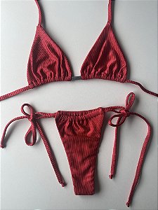 Biquíni Camboinhas Vermelho