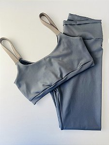 Conjunto Wave Core Cinza