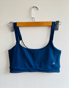 Top Core Dupla Face Azul Marinho