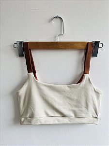 Top Core Duo Off White e Terracota