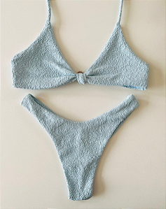 Biquíni Mar Aberto Top Nó Azul Mediterrâneo