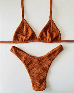 Biquíni Raiz Morena Top Triângulo Terracota