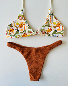 Biquíni Encantos de Vargem Marquinha Terracota