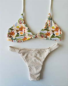 Biquíni Encantos de Vargem Marquinha Off White