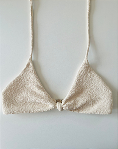 Top Nó Encantos da Brisa Off White