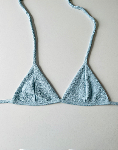 Top Triângulo Encantos do Mar Azul