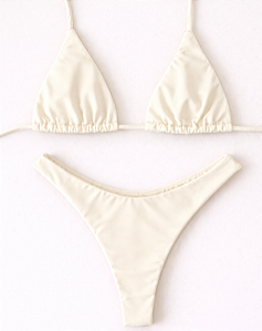 Biquíni Joatinga Top Cortininha Off White