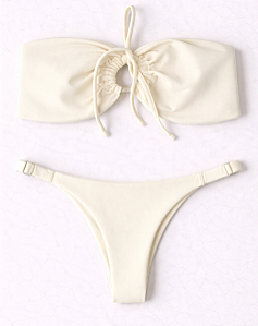 Biquíni Arpoador Top Tomara que Caia Off White