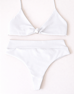 Biquíni Pontal Top Nó Branco