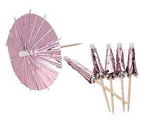 guarda-chuva decorativo rosa
